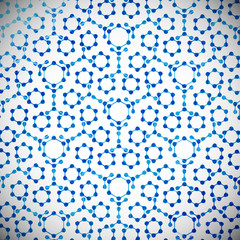 molecular structure, abstract background