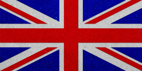 United Kingdoml grunge flag on paper background