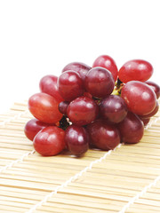 ed grape on isolated white background