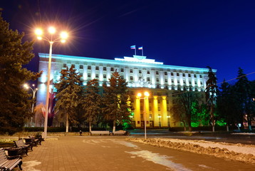 Naklejka premium Russia. Rostov-on-Don. Rostov Region Administration Building