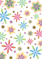 Flower pattern background