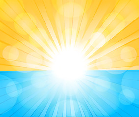 Obraz premium Sunny background