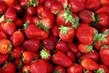 tasty,red strawberries