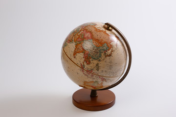 地球儀、アジア