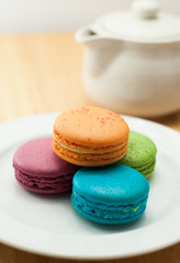 French macaroons .Dessert