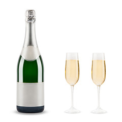 bottle of champagne