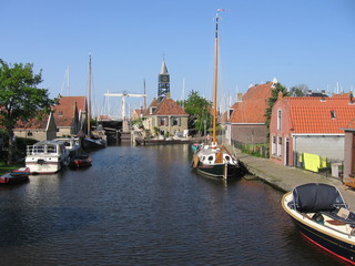 water in Nederlands dorpje