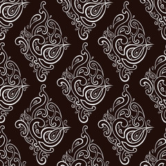 Seamless Paisley background.