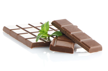 Closeup detail of chocolate parts