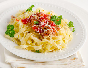Italian food - Pasta bolognese