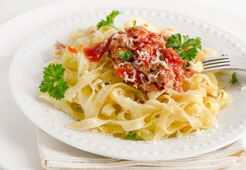 Italian food - Pasta bolognese