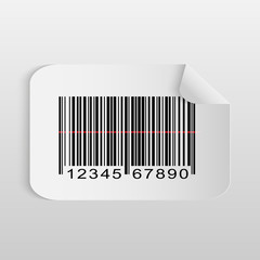 Barcode Sticker Illustration
