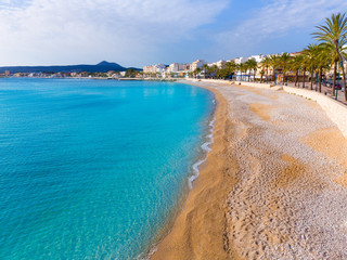 Javea Xabia Playa La Grava beach in Alicante Spain