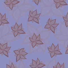 Floral Background.Seamless texture. Vector art