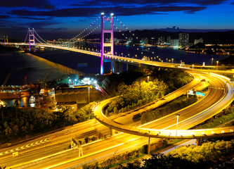 Fototapeta na wymiar Transportation system in Hong Kong