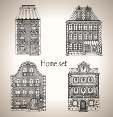 Fototapeta premium Home set