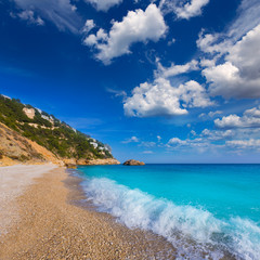 Javea Playa Ambolo beach Xabia in Alicante
