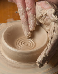 hands of a potter
