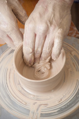 hands of a potter
