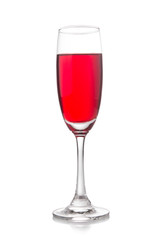 wine glass isolated on white background