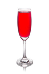wine glass isolated on white background