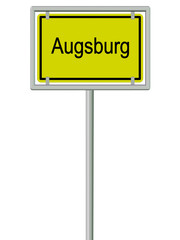 Augsburg - Ortsschild