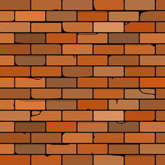 brick wall vector illustration