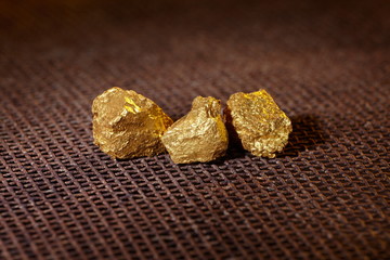 a mound of gold