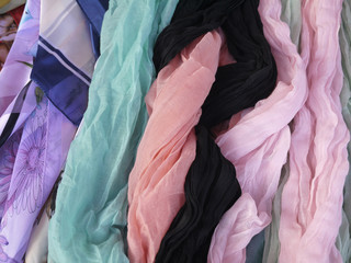 foulards en tissu
