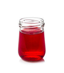Water color bottles isolated on a white