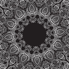 Lace background. Mandala.