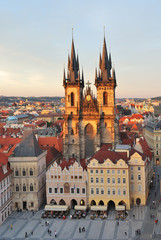 Obraz premium Prague. Tyn Church of Our Lady