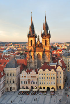 Prague. Tyn Church of Our Lady
