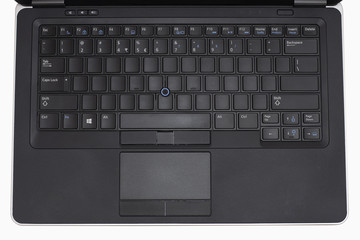 Blank laptop keyboard