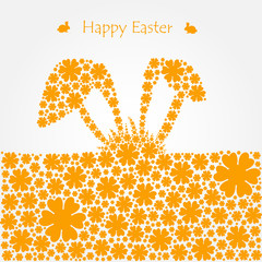 Happy easter cards illustration