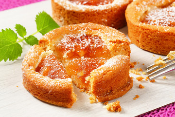 Small apple filled cakes