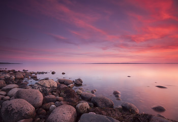 Colorful sunset, Sweden