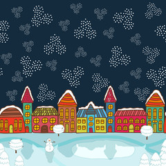 Christmas house background