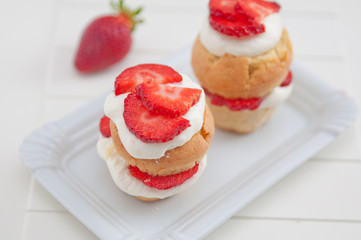 Erdbeer Shortcake Cupcakes