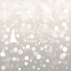 christmas and new year postcard