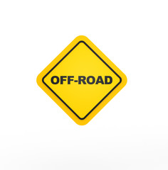 Obraz premium Road sign and text 