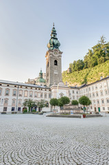 Obraz premium Saint Peter's Archabbey at Salzburg, Austria