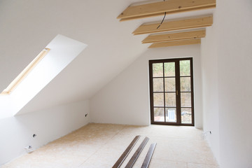 Fototapeta premium Unfinished room