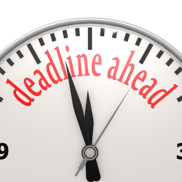 Deadline Ahead Clock