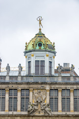 Guildhalls on Grand Place in Brussels, Belgium.