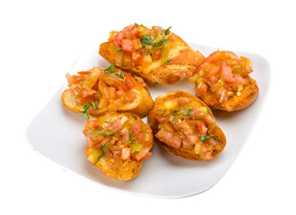 Bruschetta with tomato
