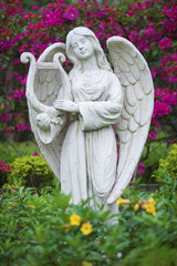 Sculpture of angel in Park
