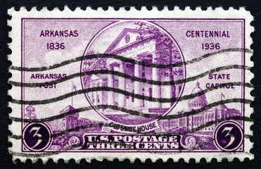 Postage stamp USA 1936 Centennial of Arkansas Statehood
