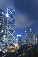 Hong Kong City at night © leeyiutung