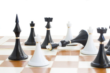 checkmate white defeats black quinn